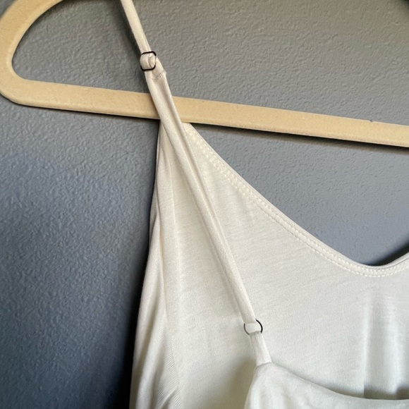 Lulus White Maxi Dress. Small, with Slit. New with tags - Picture 7 of 7